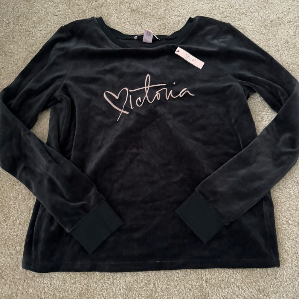 Victorias Secret PINK flutter back long sleeve tee T-shirt nwt women’s xs